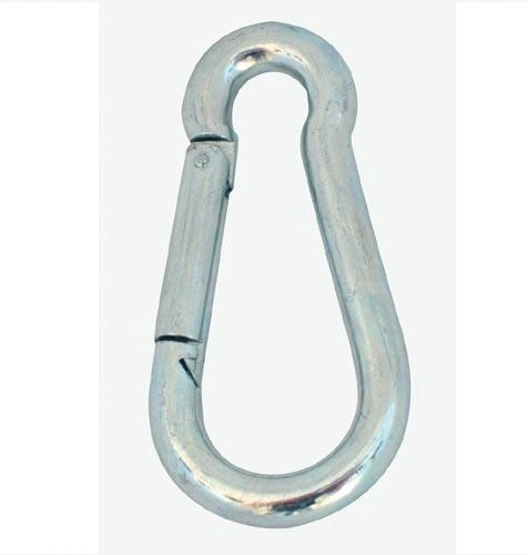 Carabină din oțel 100 × 10 mm, galvanizată, set 10 buc