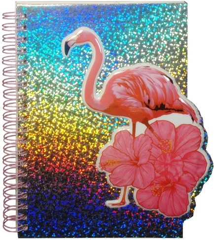 Jurnal holografic cu flamingo