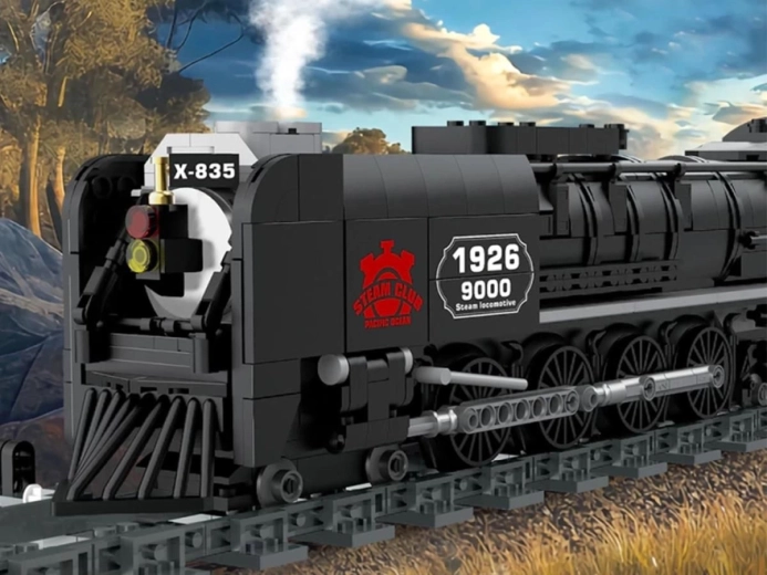 Realizare realistă a locomotivei