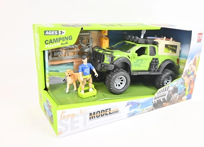Vehicul Jeep pentru copii cu efecte luminoase și sonore (set)