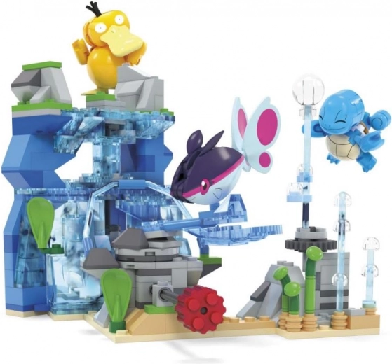 Set de construcție MEGA POKÉMON: Aventură acvatică în mișcare