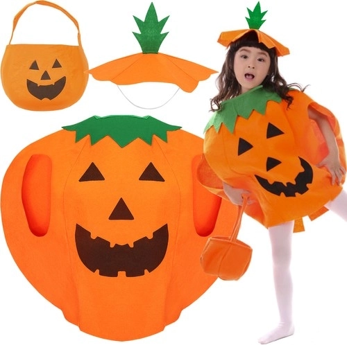 Costum de dovleac pentru copii de Halloween