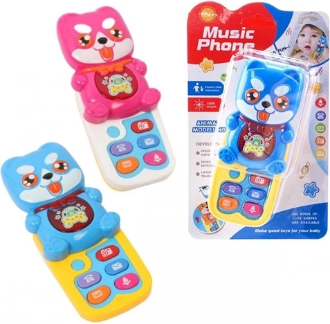 Telefon muzical în formă de cățeluș - 1 bucată