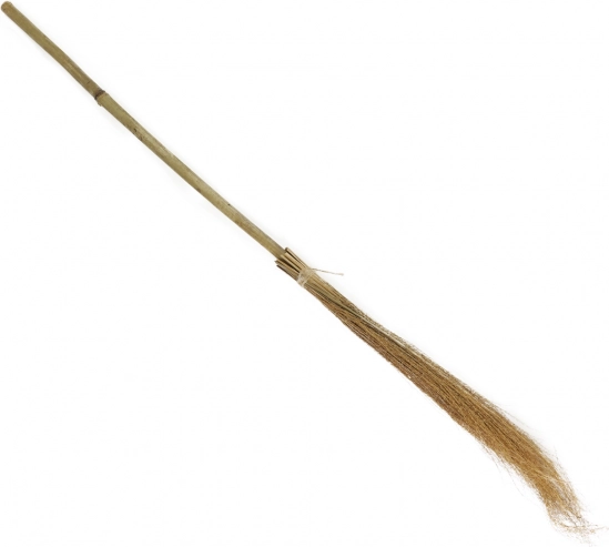Mătură de vrăjitoare cu mâner din bambus 98 cm