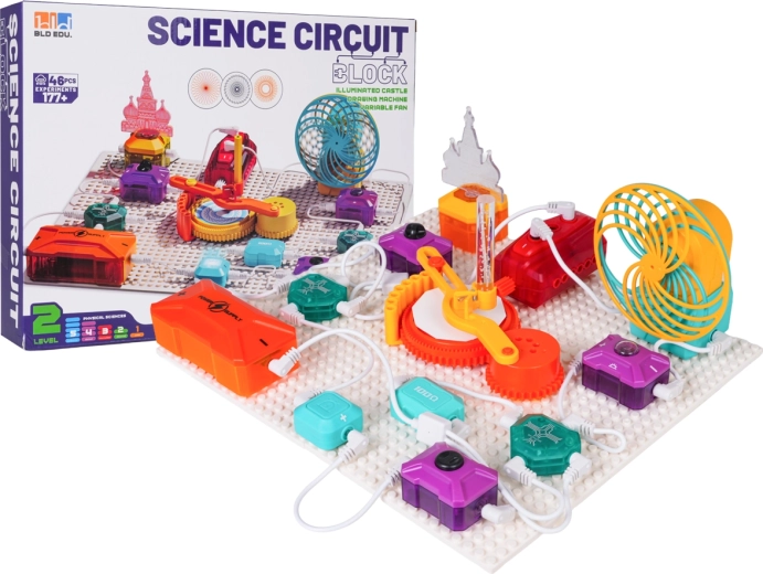 Set educativ de circuite electrice, 46 de piese