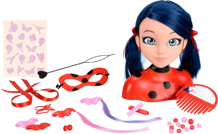 30 de accesorii, inclusiv șuvițe clip-in și mărgele