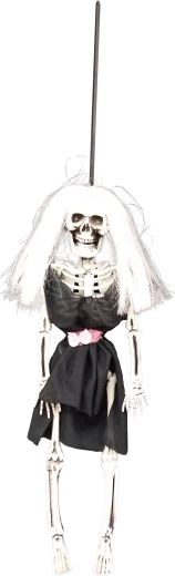 Schelet decorativ suspendat de Halloween PARTY, 40 cm
