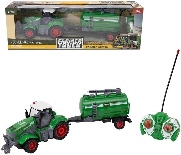 Tractor telecomandat cu cisternă