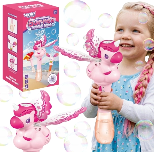 Pistol cu bule Woopie – unicorn roz