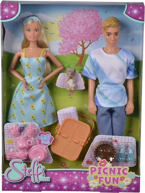 Păpușile Steffi și Kevin la picnic