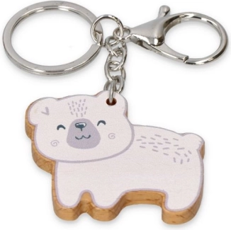 Decorațiune din lemn ursuleț Polar B