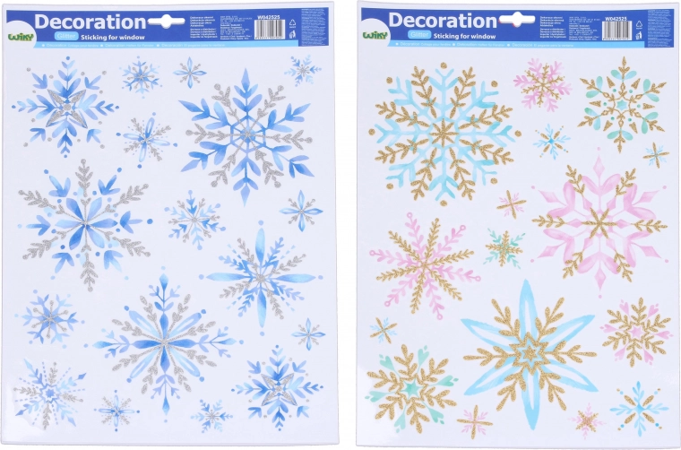 Decorațiune de fereastră Fulgi 41 × 29 cm