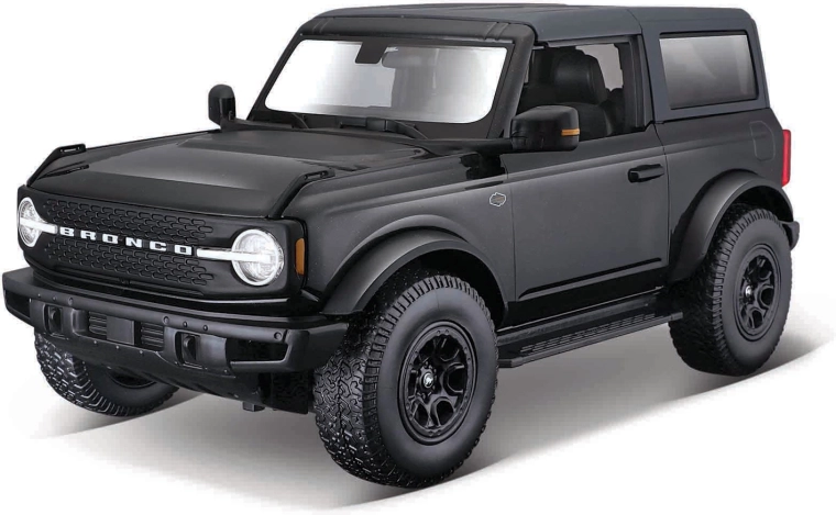 Ford Bronco Wildtrak 2021 model metalic negru 1:18
