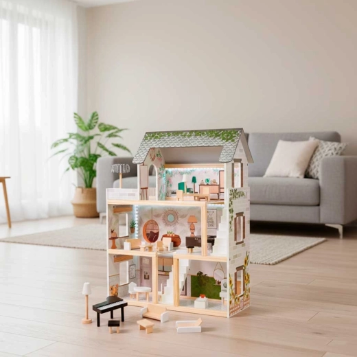 Trei etaje ale lumii de joacă cu terasă