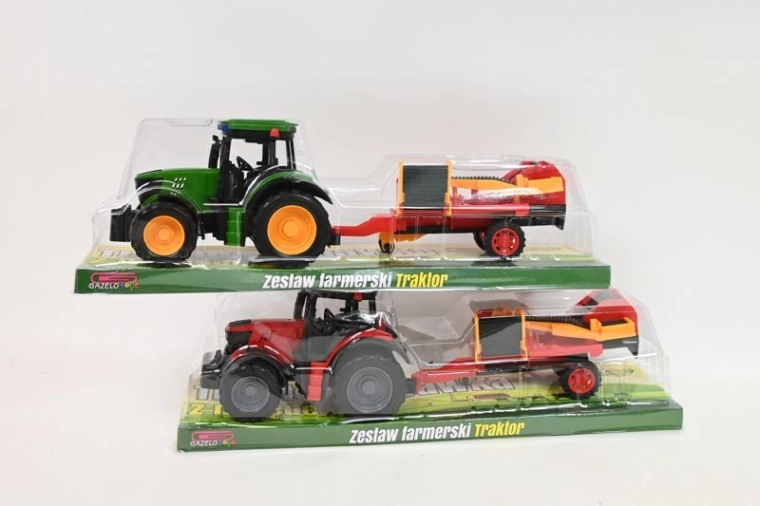 Tractor cu utilaj agricol – set pentru copii