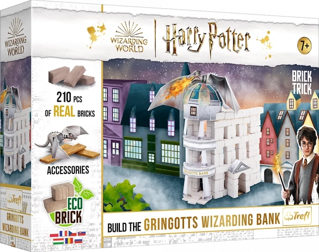 Set de construcție Brick Trick HARRY POTTER: Banca Vrajitorească Gringotts (210 piese)
