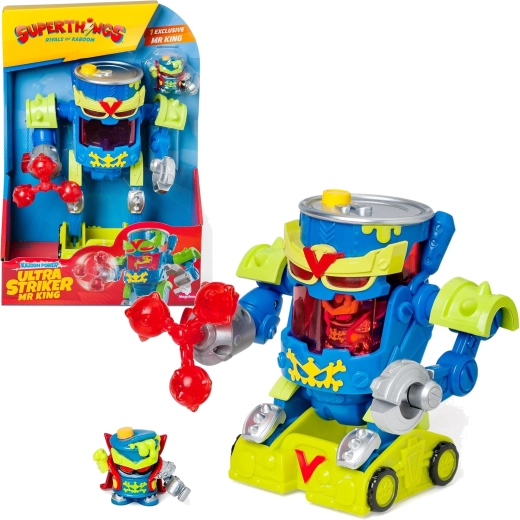 SuperThings Ultra Striker Mr King robot cu figurină
