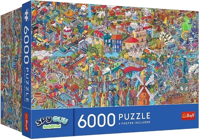 Puzzle Spy Guy: city break – 6000 de piese