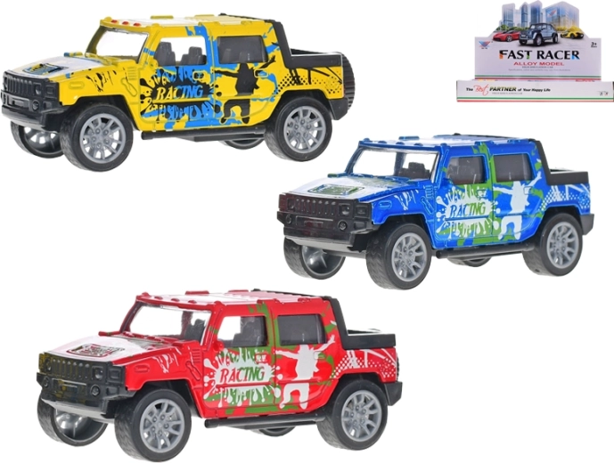 Mașină off-road 1:36 cu caroserie metalică și mecanism pull-back