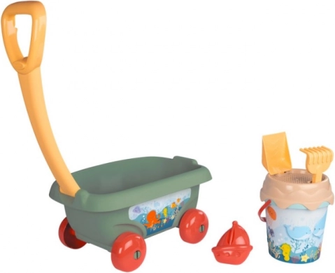 Cărucior cu accesorii de nisip Smoby
