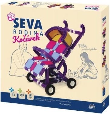 Set de construcție SEVA Familia Cărucior