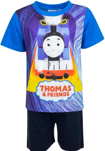 Pijama de vară pentru băieți Thomas și prietenii din bumbac