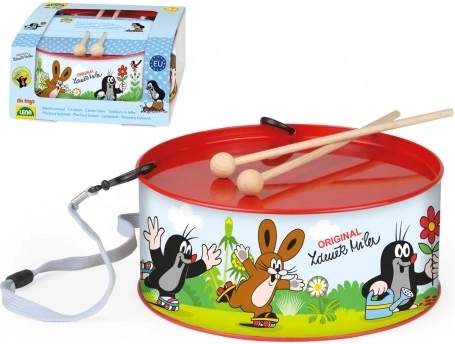 Tobă Krteček 20 cm cu bețe