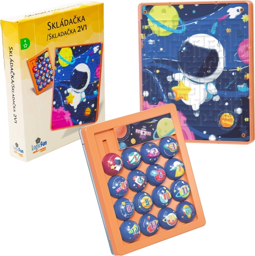 Puzzle Huarong Road – albastru