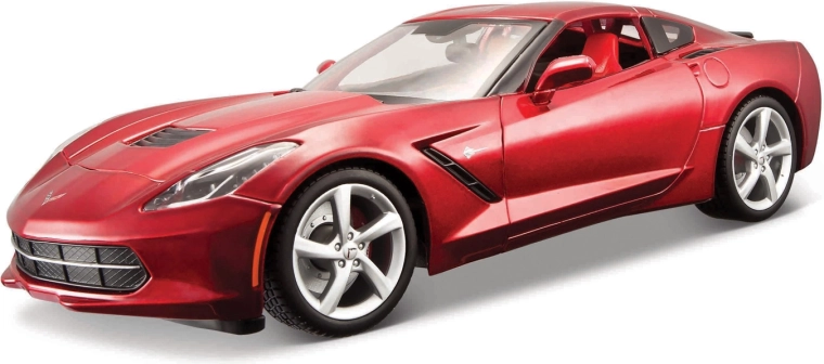 Maisto 2014 Corvette Stingray model metalic roșu 1:18
