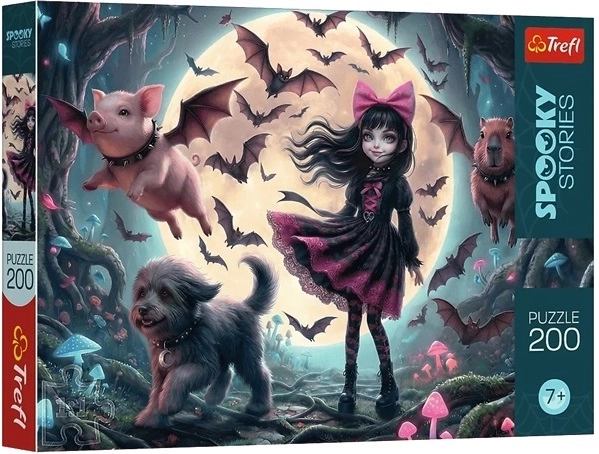 Puzzle Trefl Spooky Stories – Księżycowe historie 200 de piese