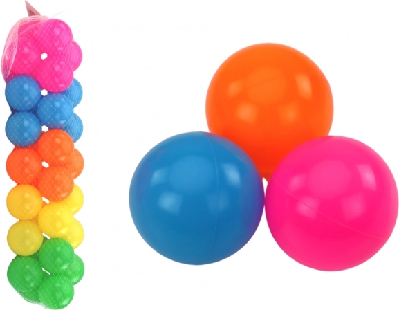 Set de biluțe colorate Bile de plastic pentru piscină 7 cm 30 buc.