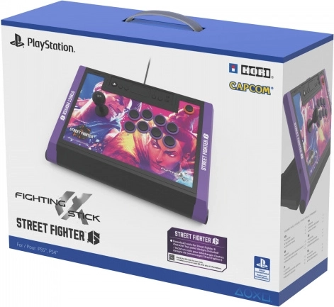 Controler arcade HORI Fighting Stick Alpha Street Fighter 6 pentru PS5, PS4 și PC