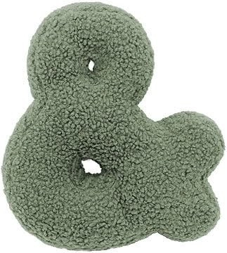 Mealini pernă din pluș în formă de semnul & verde - 1 bucată