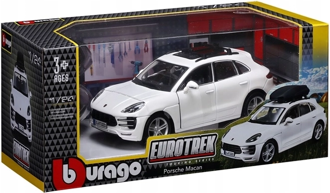 BBU Eurotrek Porsche Macan touring 1:24 alb