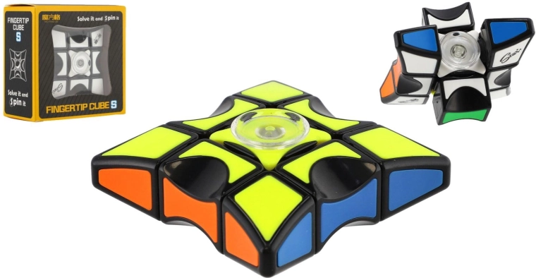 Spinner puzzle din plastic 6 × 6 cm în cutie