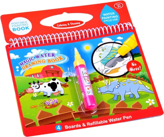 Carte de colorat cu apă pentru copii