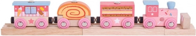 Bigjigs Rail expresul dulce cu șine