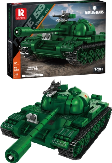 Set de construcție tanc Type 59 World of Tanks – 748 de piese
