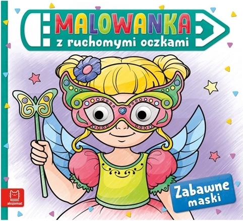 Planșe de colorat distractive cu ochi mobili – măști