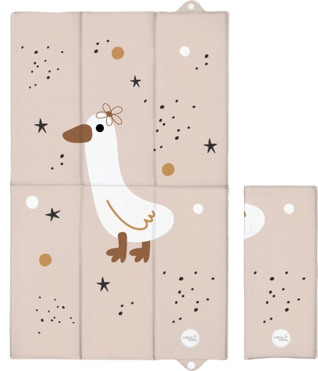 Ceba Baby saltea de înfășat de călătorie Basic Star Duck 80 × 50 cm