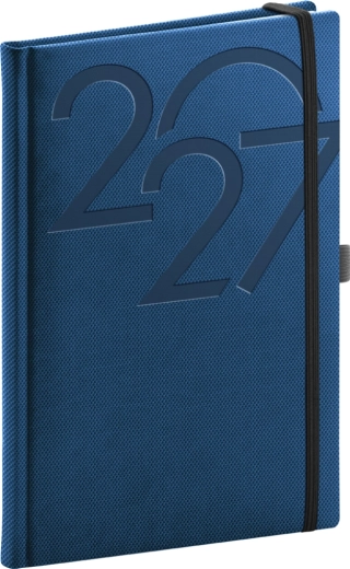 Agenda săptămânală Notique Ajax 2027, albastră, 15 × 21 cm