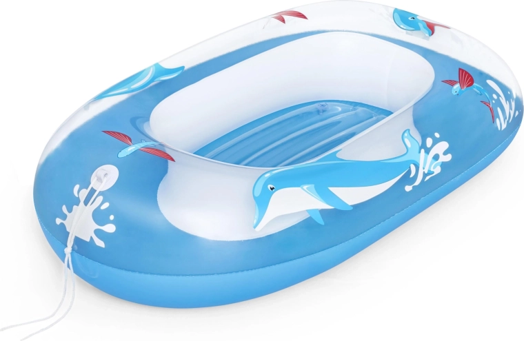 Barcă gonflabilă Bestway Floating Friends cu frânghie