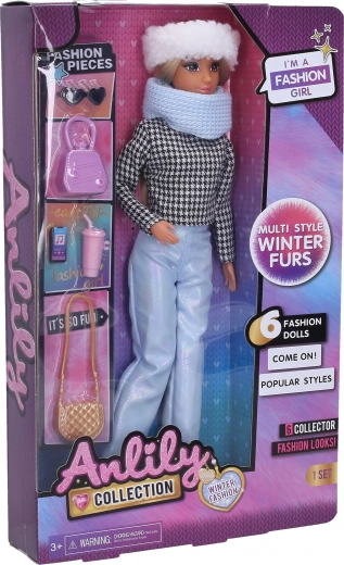 Păpușă model cu accesorii 29 cm