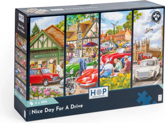 Puzzle Zi frumoasă de plimbare 500 de piese