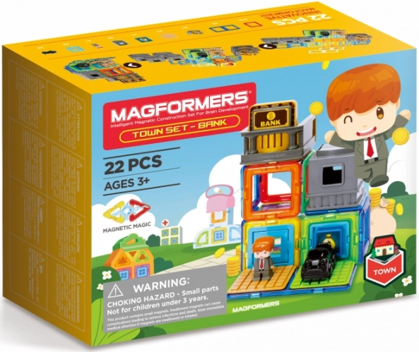 Magformers oraș bancă set de construcții 22 piese