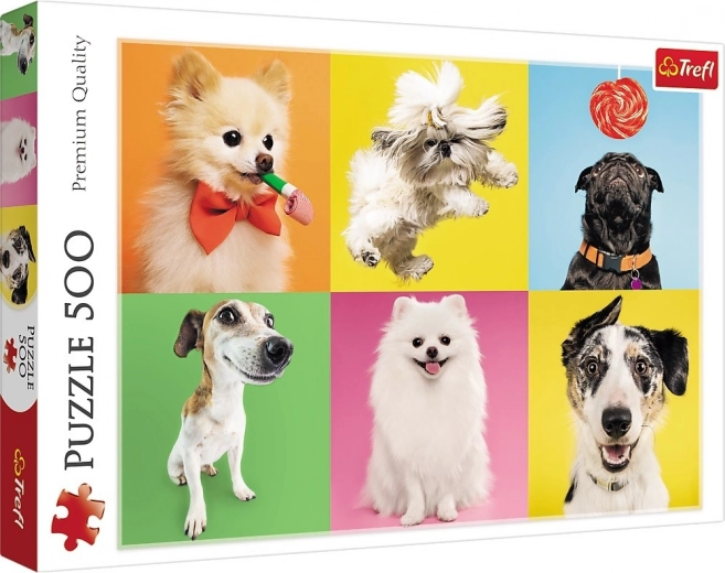 Puzzle Colaj Câini 500 piese - Trefl