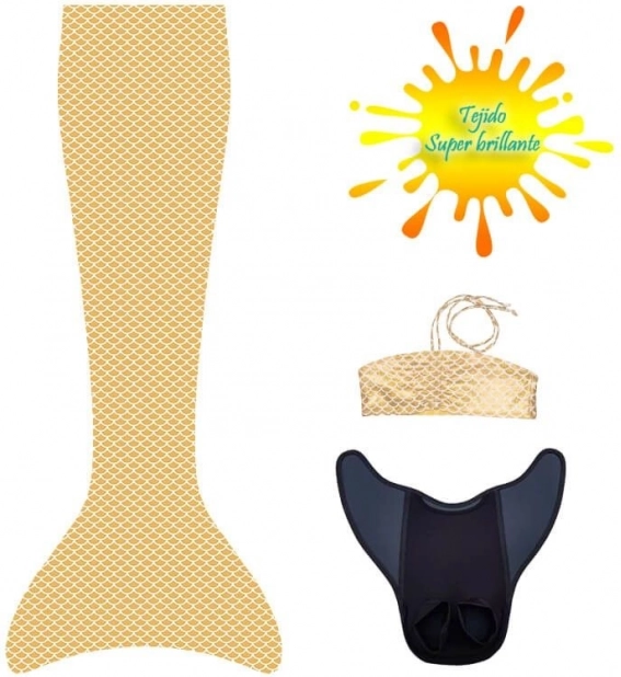 Set cu aripioară și bikini Aquaris Sunny