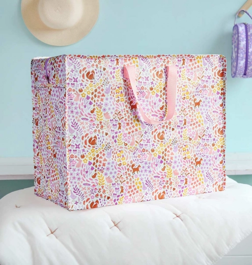 A Little Lovely Company - XL geantă de depozitare cu motiv floral