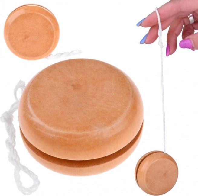 Yo-yo din lemn natural