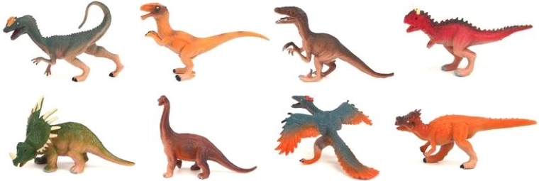 Figurină de dinozaur 8–12 cm - 1 buc